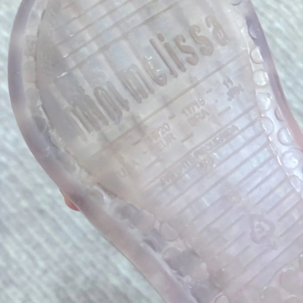 Mini Melissa Toddler Girls Sz 5 Aranha Melting Popsicle Jelly Sandals Clear Pink